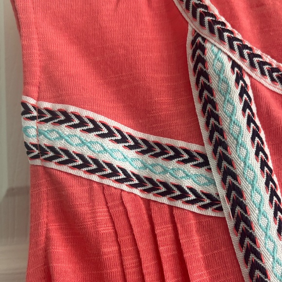 Style & Co Coral Sleeveless Blouse with Bib Collar - Picture 5 of 6